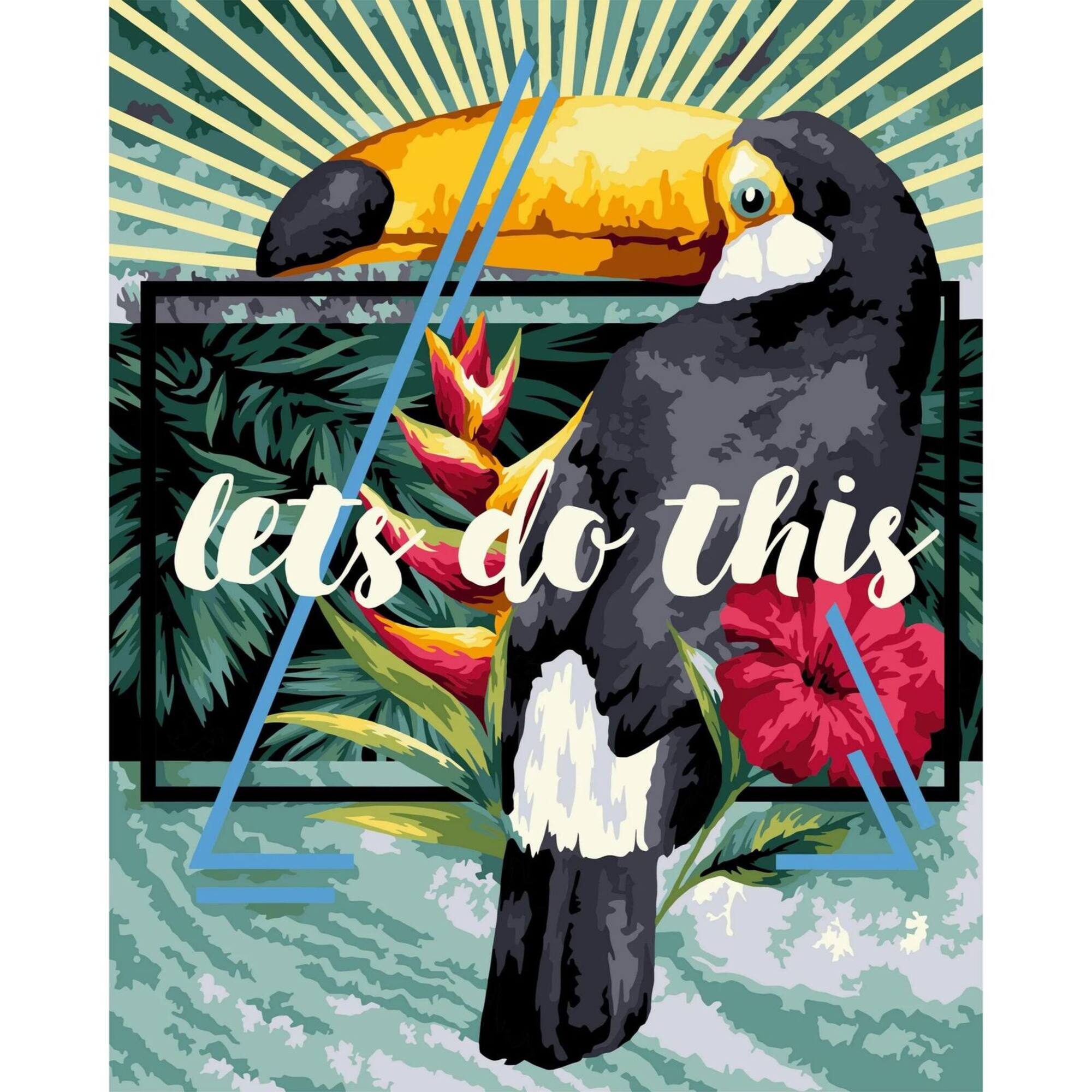 Crafting Spark Just Do It Painting by Numbers Kit